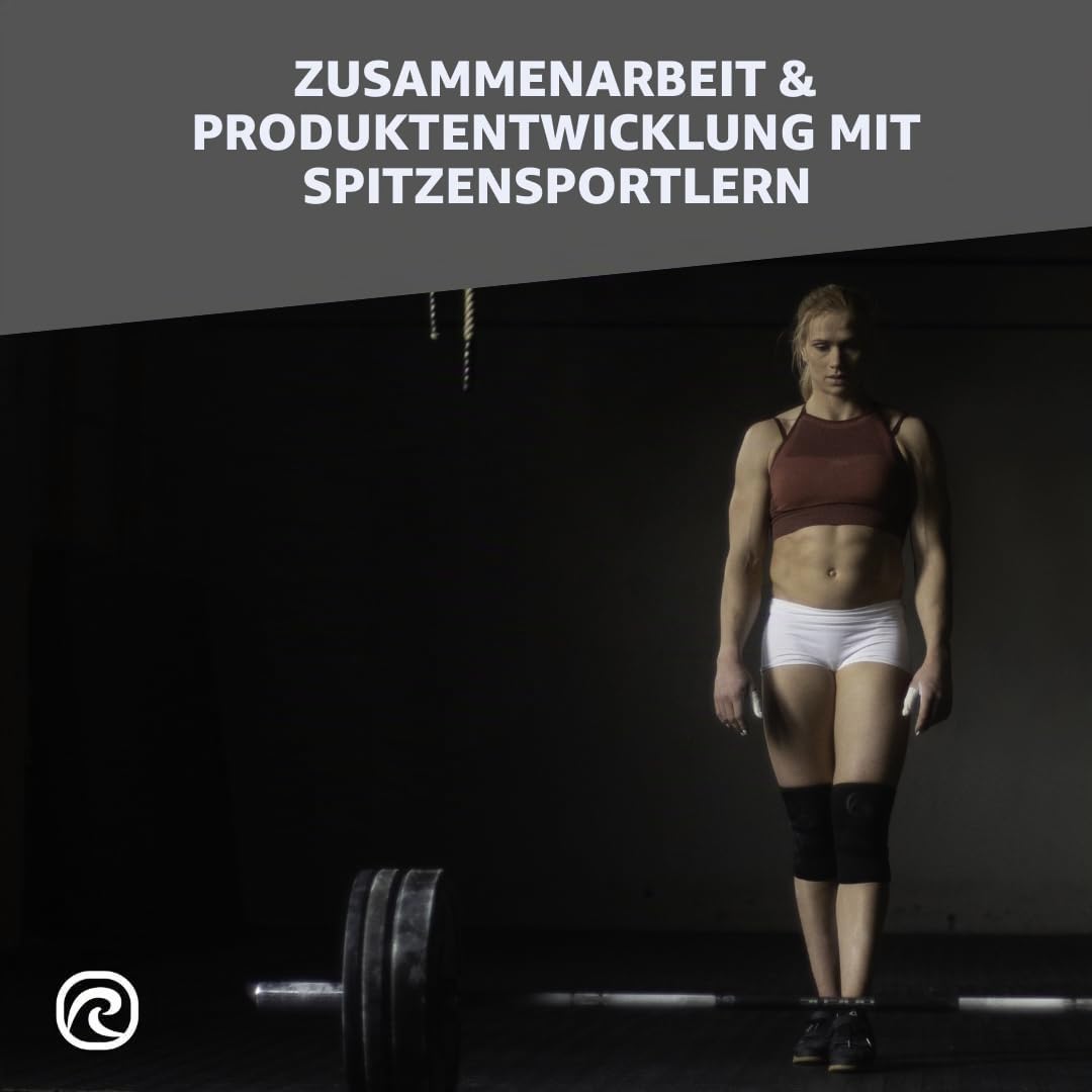 Rehband Gewichthebergürtel Herren &amp; Damen Schwarz, Lifting Belt für Powerlifting, Bodybuilding &amp; Gew