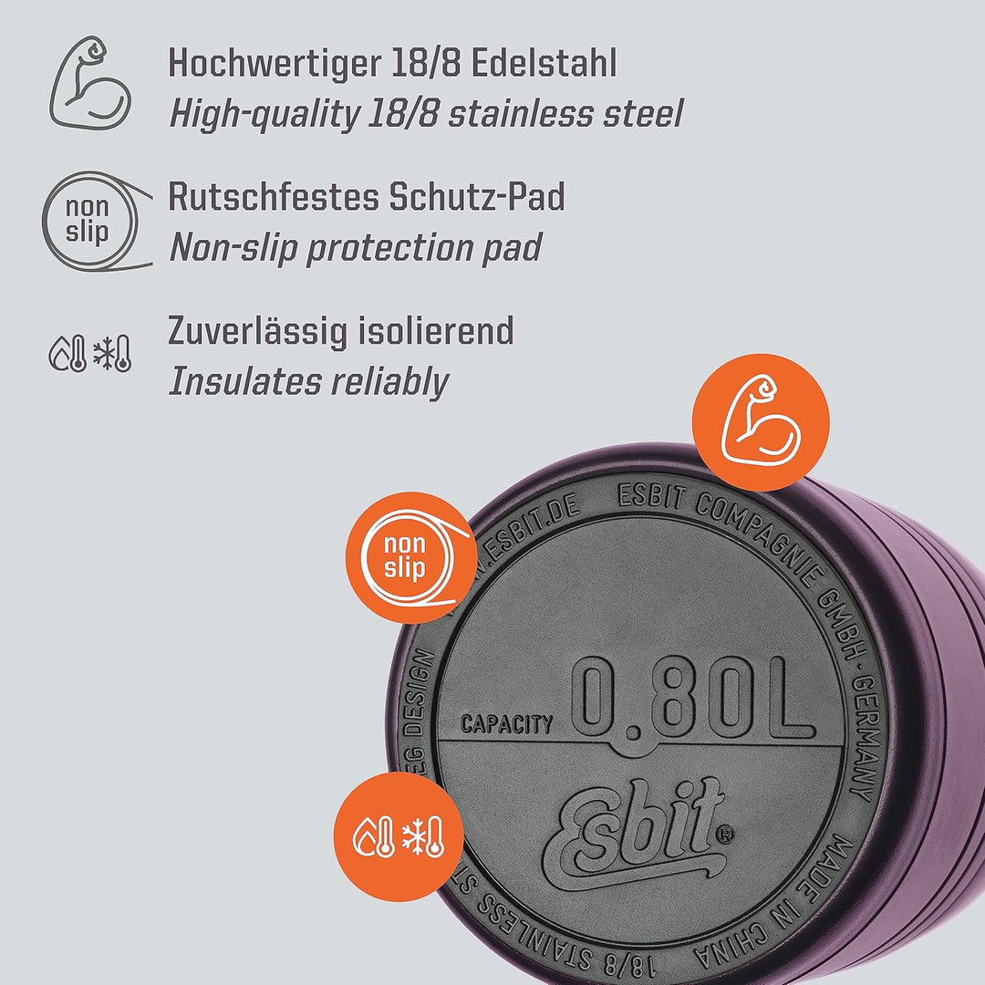 Esbit Foodbehälter Majoris Aubergine 800ml, Aubergine 800ml