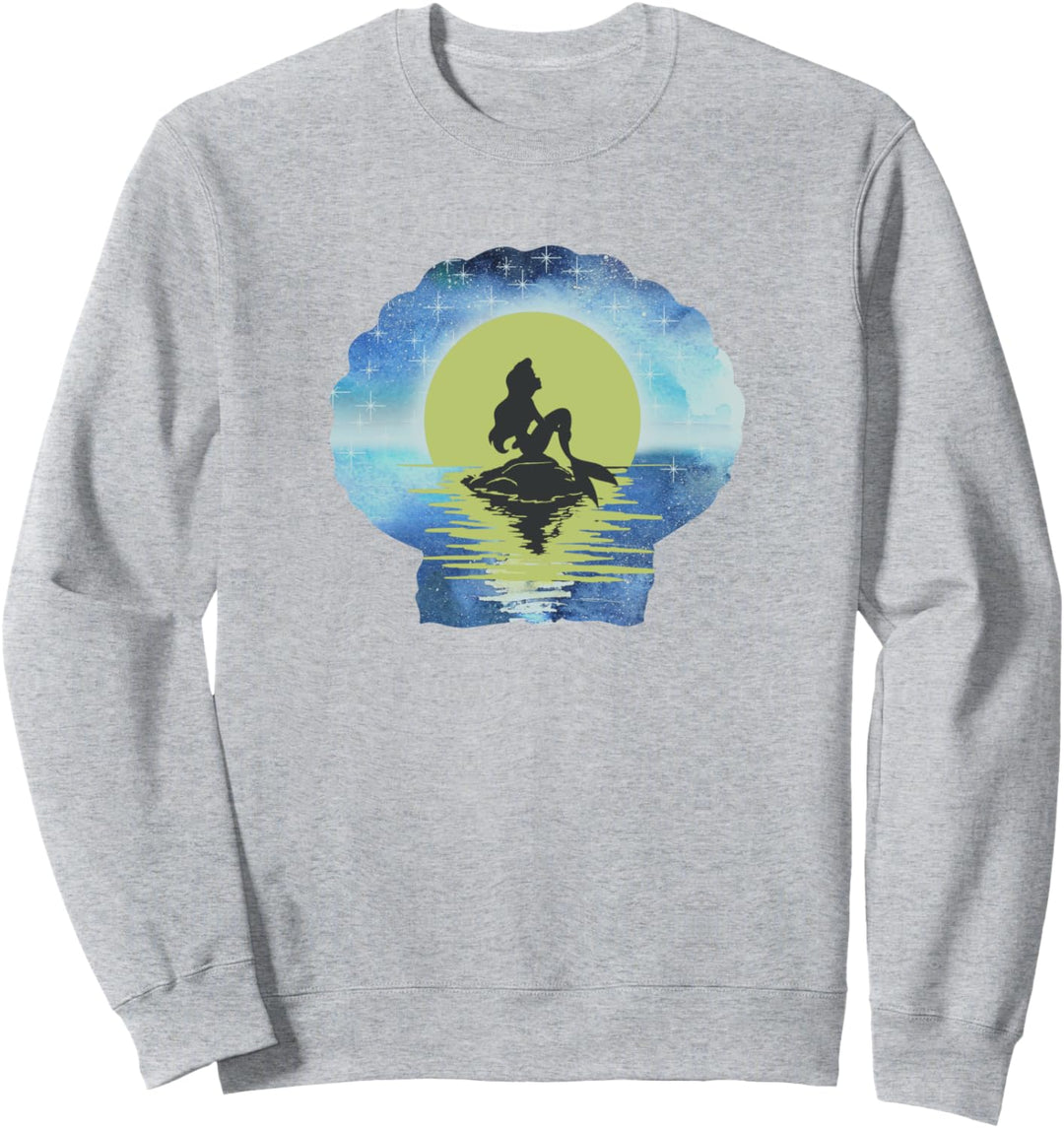 Disney The Little Mermaid Ariel Shell Silhouette Sweatshirt