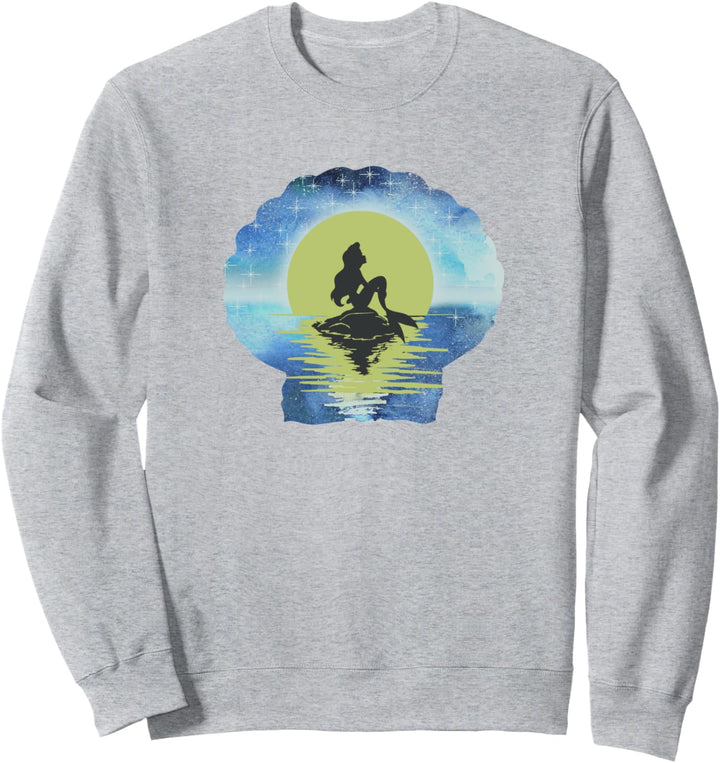 Disney The Little Mermaid Ariel Shell Silhouette Sweatshirt