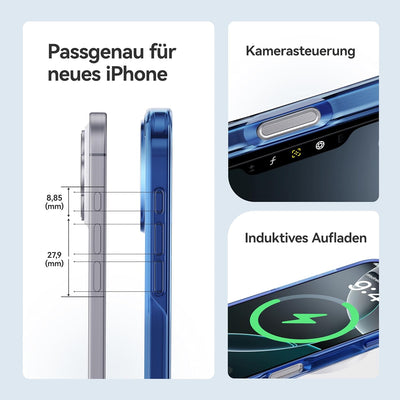 CASEKOO 2024 Neu Crystal Clear Speziell für iPhone 16 Pro Max Hülle [Nie Vergilbung] [Unzerstörbarer