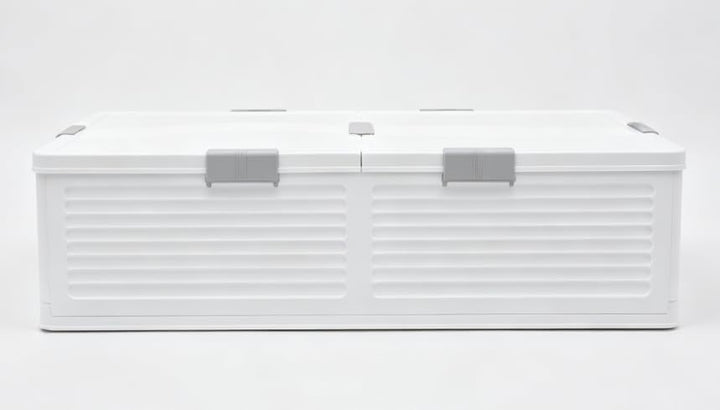 Faltbare Unterbettkommode mit Rollen, Betten Box Stauraum Bett Aufbewahrungsbox mit 6 Schnallen &amp; Do