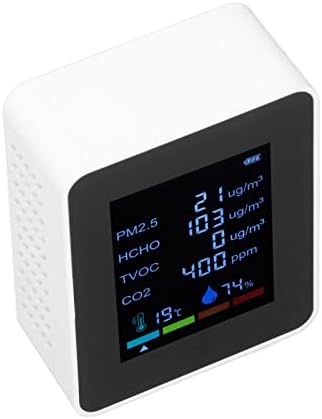 Zerodis MonitorAir Quality DetectorTemperature and CO2 Meter Air Quality Monitor Temperature PM2.5 T