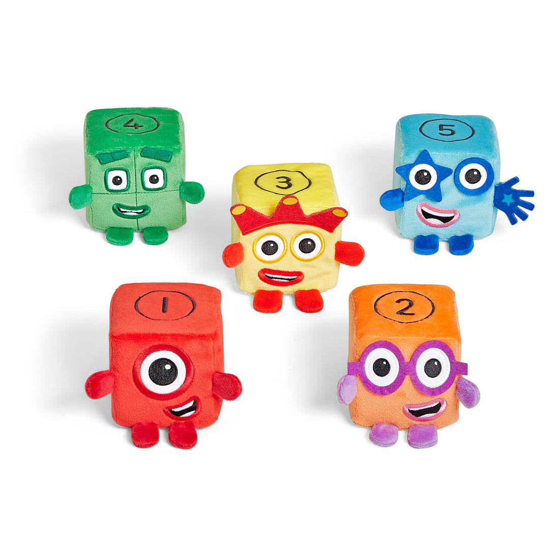 Learning Resources Numberblocks Blockets 1-5 Zahlenlernen Kuscheltier Set | Sensorisches Mathe-Spiel