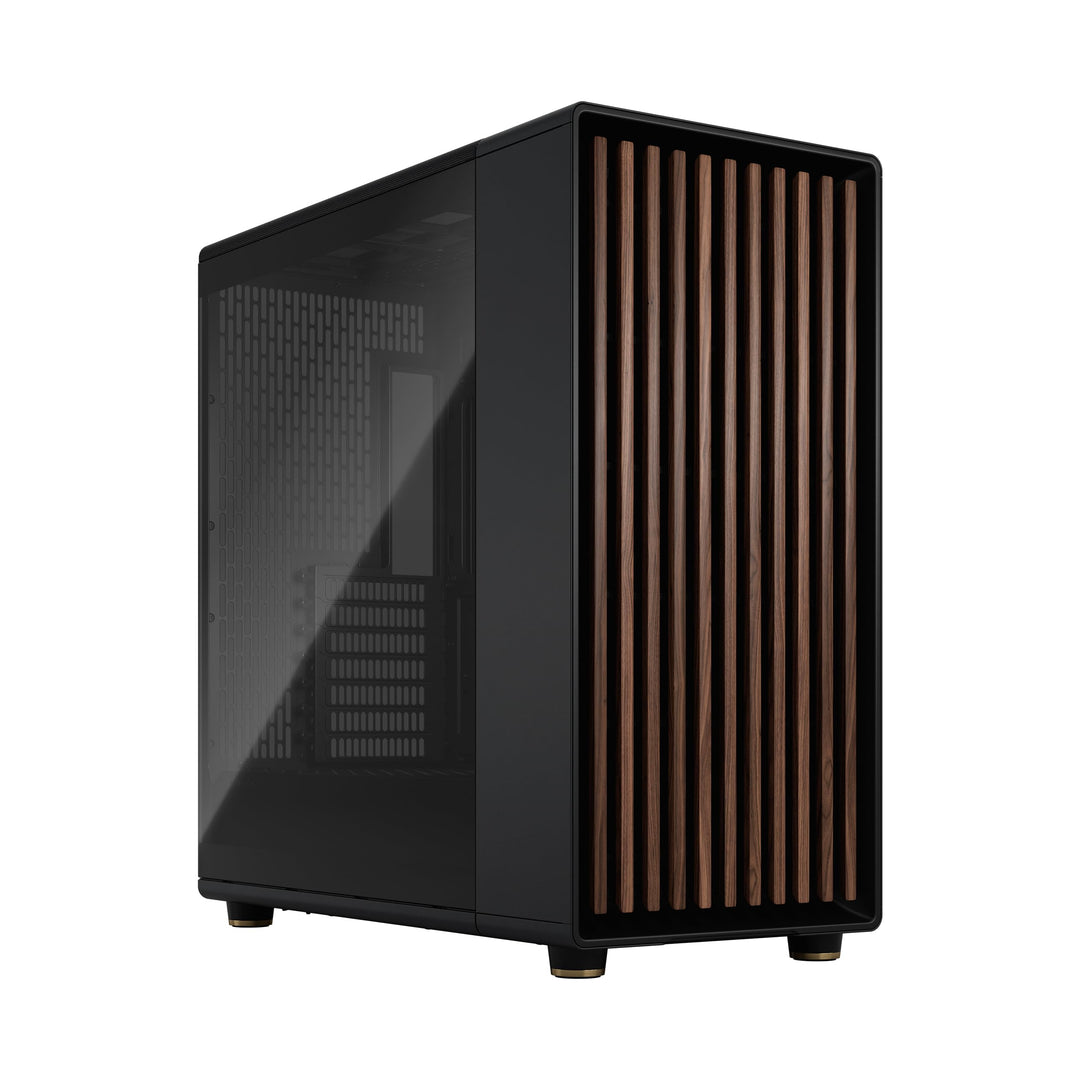 Fractal Design North XL Charcoal Black TG- Three 140mm Aspect PWM Fans Included- Type C USB- EATX Ai