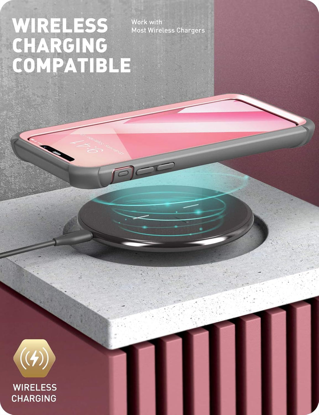 i-Blason iPhone XS Hülle iPhone X Hülle [Ares] Handyhülle 360 Grad Bumper Case Robust Schutzhülle Cl