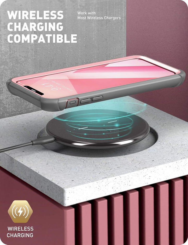 i-Blason iPhone XS Hülle iPhone X Hülle [Ares] Handyhülle 360 Grad Bumper Case Robust Schutzhülle Cl