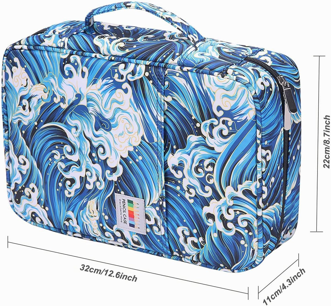 BOMKEE Federmäppchen Grosse, 304 Schlitze Etui Stifte Schule Federmappe Federtasche Maeppchen Mäppch