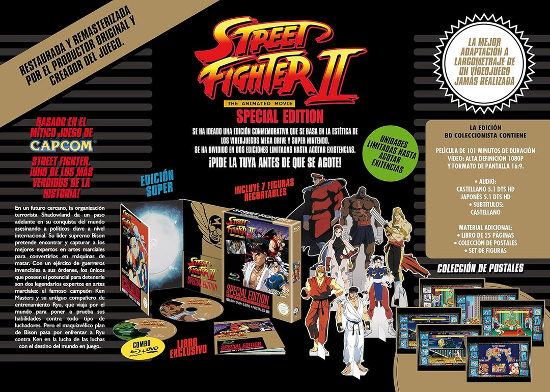 Street Fighter II: La Película - Edición Super - BD