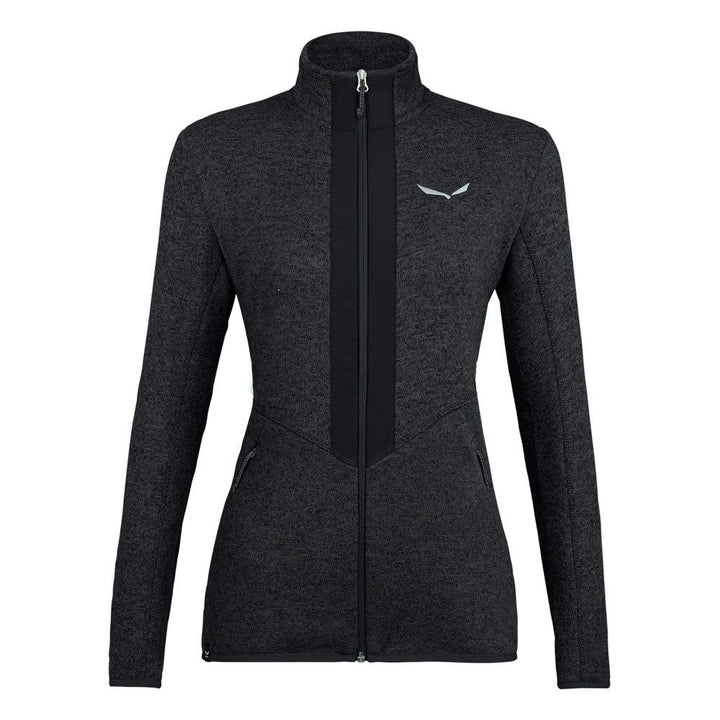 Salewa Damen ROCCA 2 PL W FZ, Fleecejacke Midlayer 3XL Black Out Melange, 3XL Black Out Melange