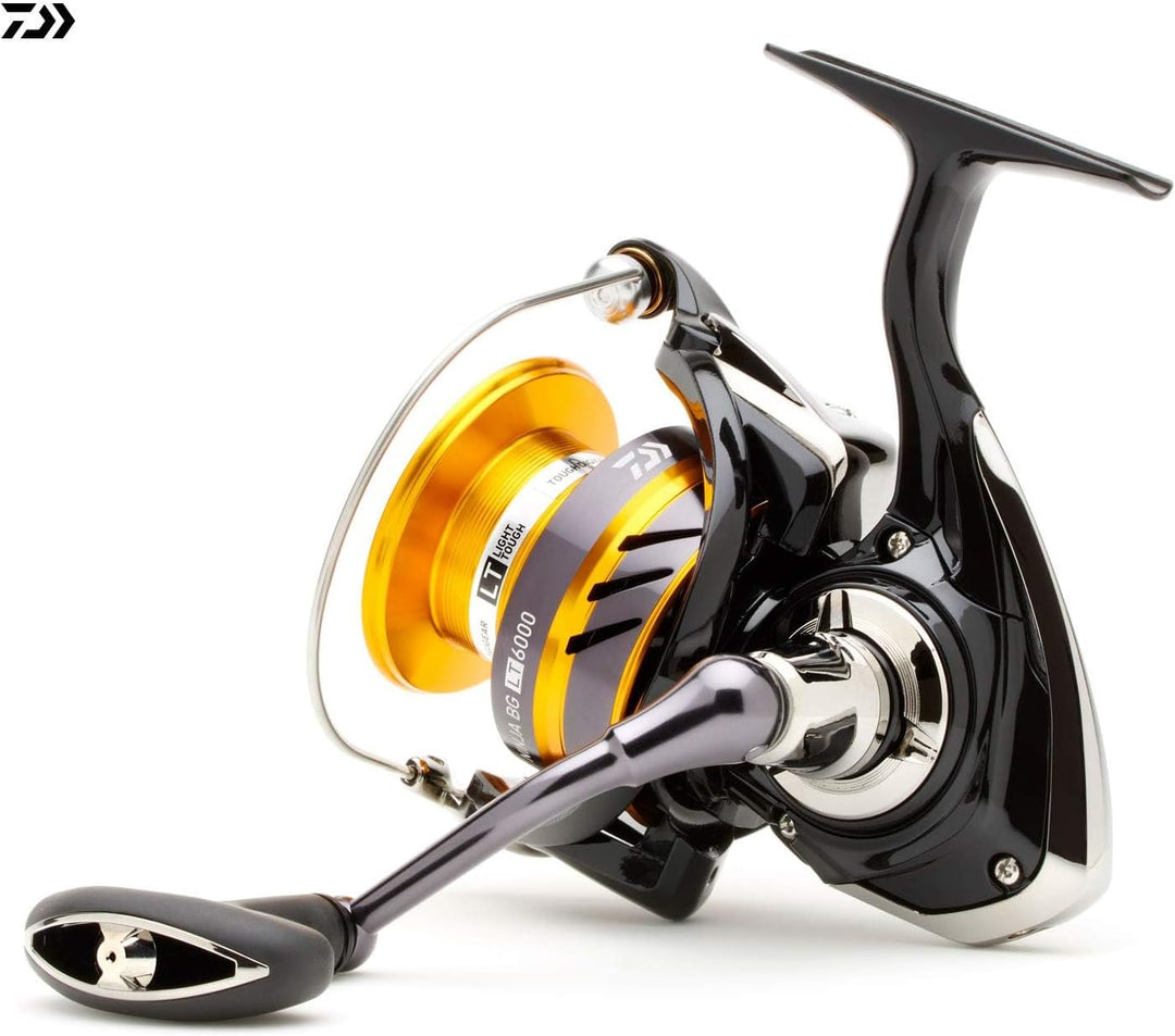 Daiwa 19 Ninja LT Schwarz/Gold Spinning Angelrolle - alle Modelle 2500