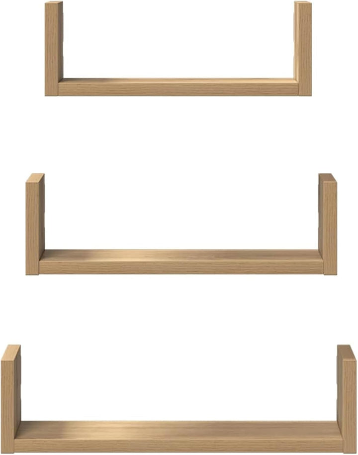 Wandregale Artisan-Eiche Holzwerkstoff 40-30 cm | Regale für Wohnzimmer und Küche Model853316 40 x 1