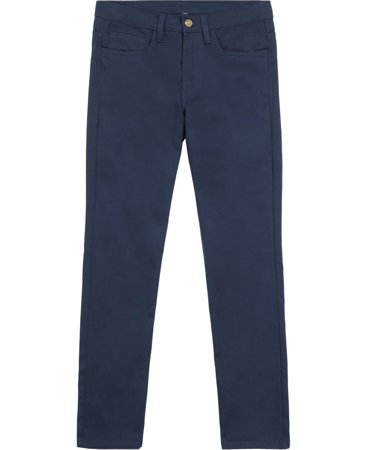 Nautica Jungen School Uniform 5 Pocket Flat Front Pant School Uniform 5 Pocket Flat Front Pant, Navy