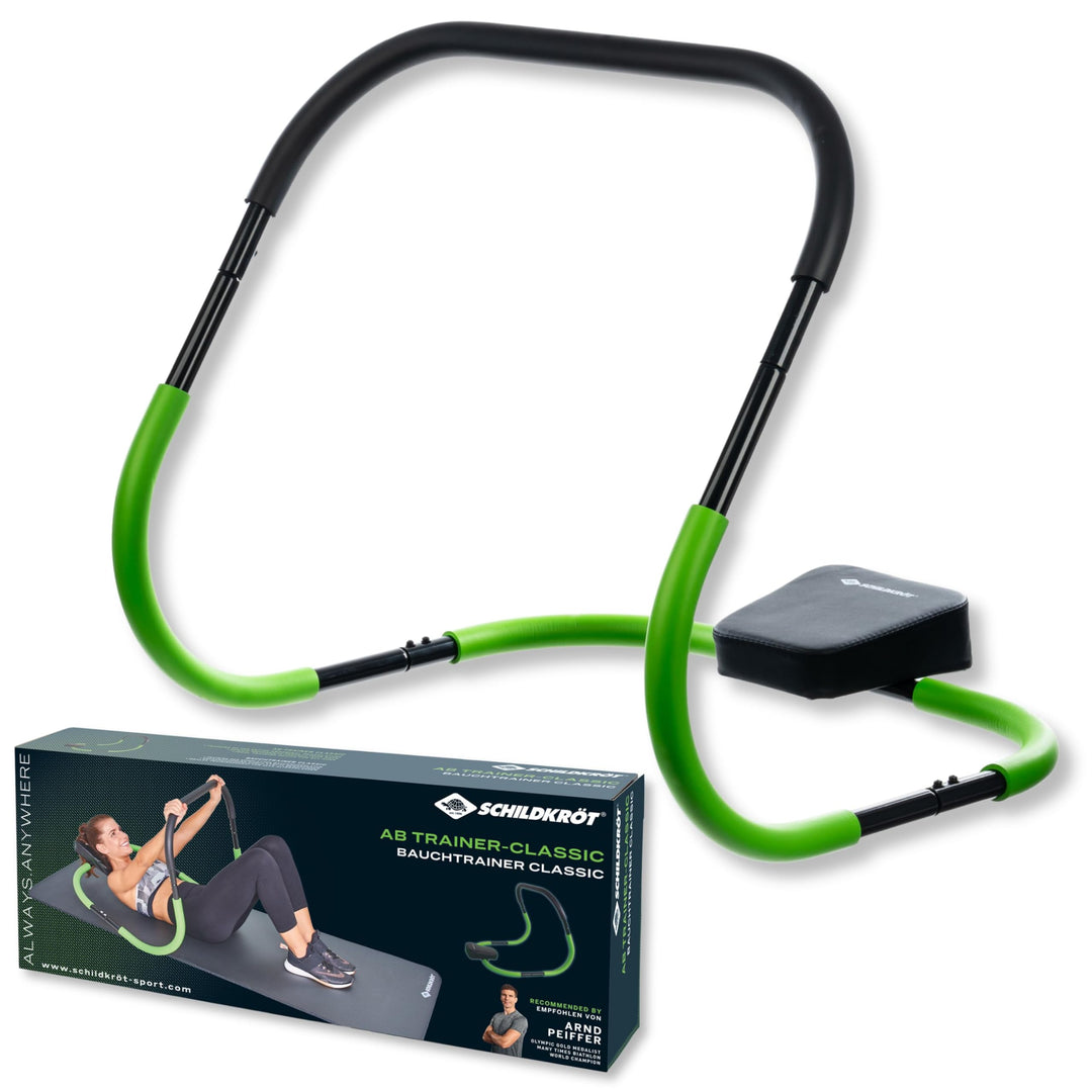 Schildkröt® AB Trainer Classic, Bauchtrainer, Schwarz-Grün, in 4-Farb Karton Schwarz/Grün, 960249, S