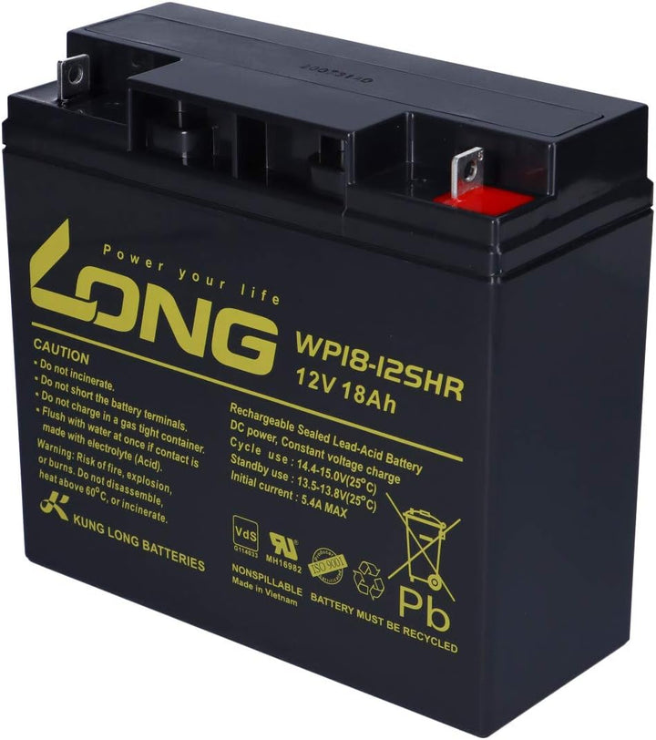 Akku 18Ah 12V AGM Blei Batterie Rasenmäher Rasentraktor Aufsitzmäher Boot Scooter 17Ah 19Ah 20Ah 22A