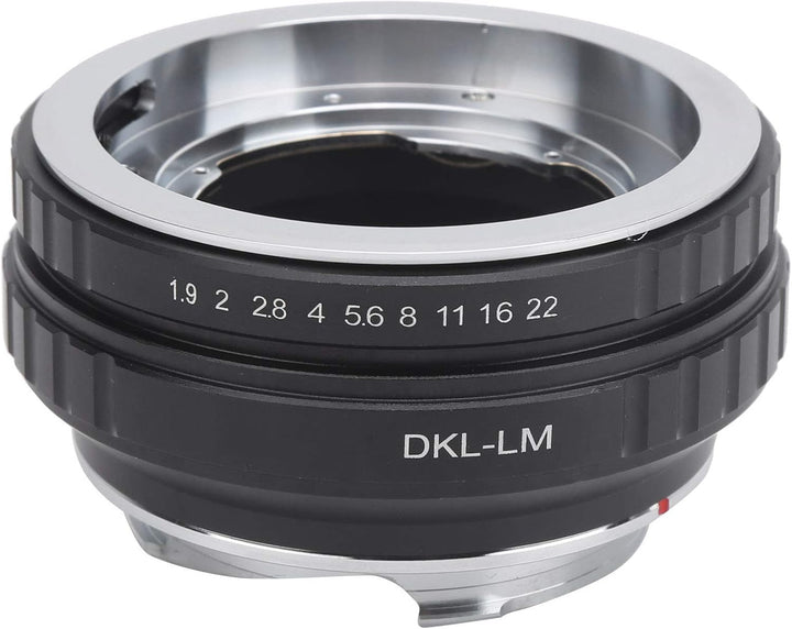 VBESTLIFE Adapterring für DKL-LM-Objektive, für DKL-Mount-Objektivefür Leica LM-Mount-Kamera, Kamera