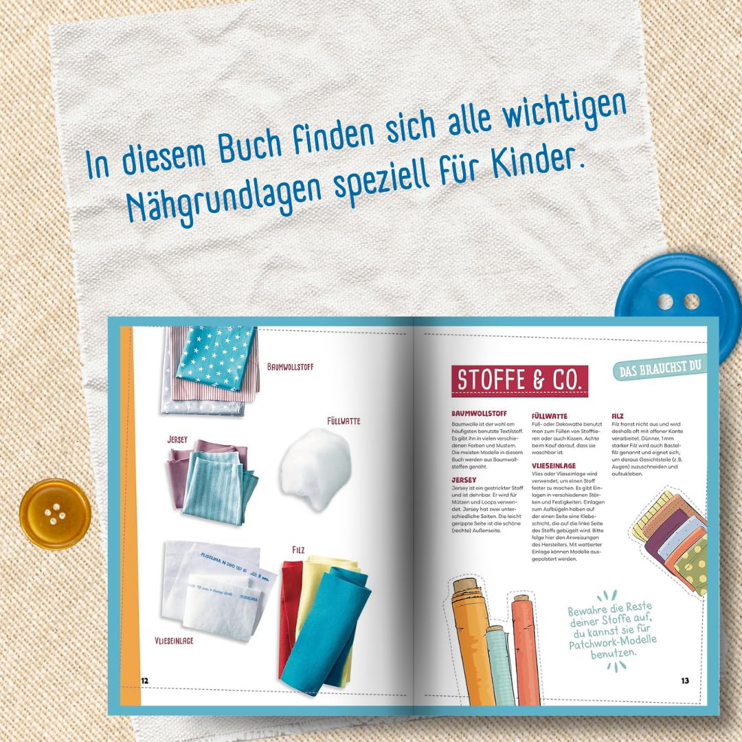 Näh mit! Die Kindernähschule: Kindgerechte Modelle für die Nähmaschine. Die Neuausgabe des Bestselle