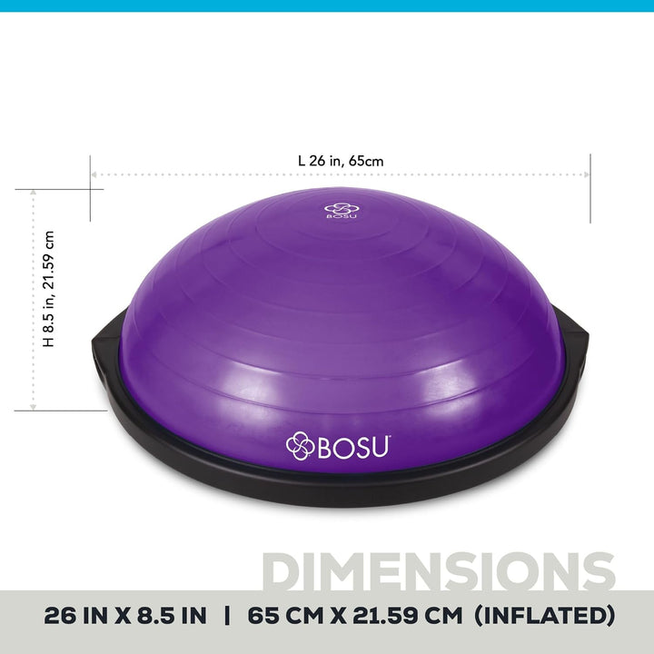 Bosu, Home Gym Equipment, The Original Balance Trainer, 66 cm Durchmesser violett / schwarz, violett