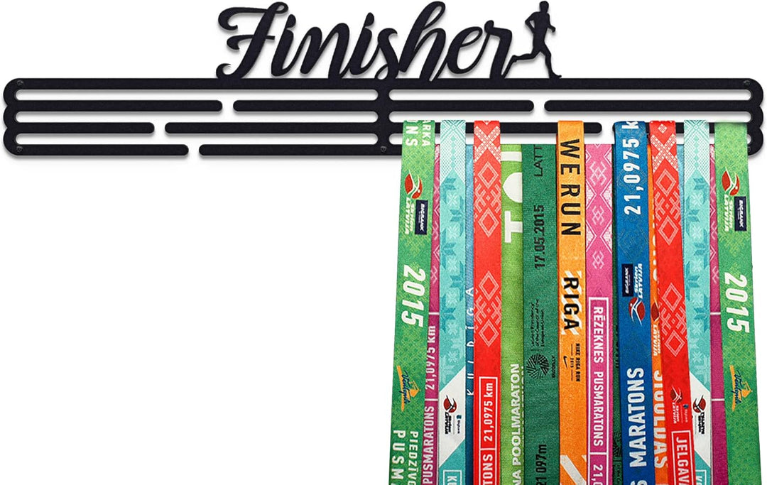United Medals Finisher Medaillenhalter Edelstahl | Medaillen Aufhänger | Medal Hanger Holder Display