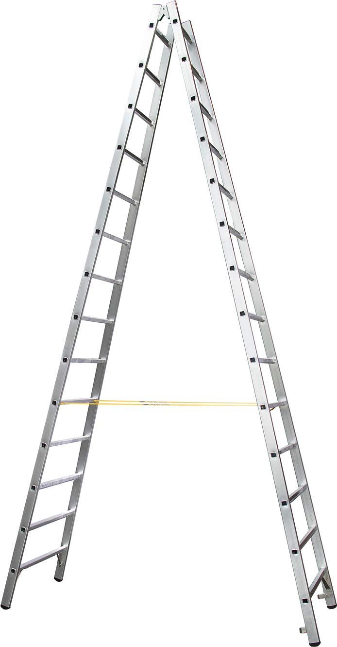 Zarges 40315 Coni B - LM-Stehleiter 2 x 14 Sprossen, 5,1 ca. m