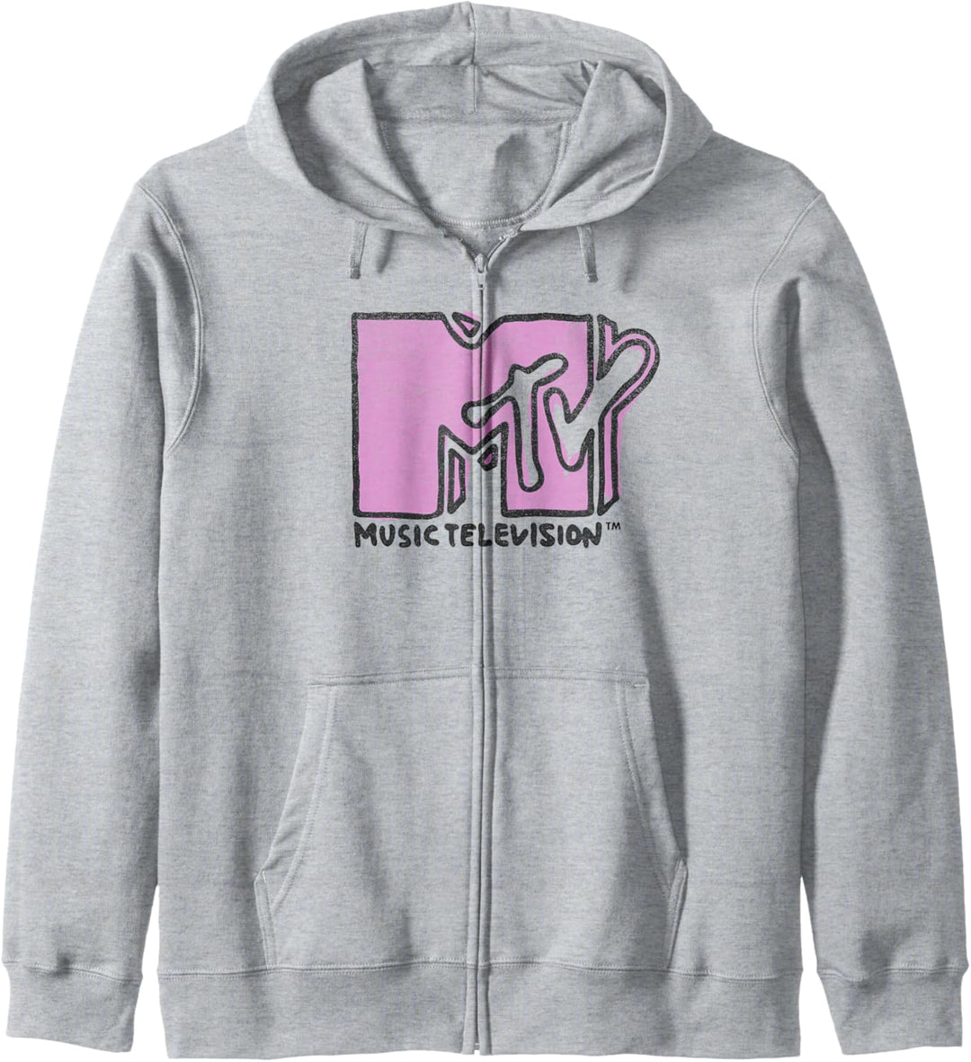 MTV Finger Paint Logo Kapuzenjacke
