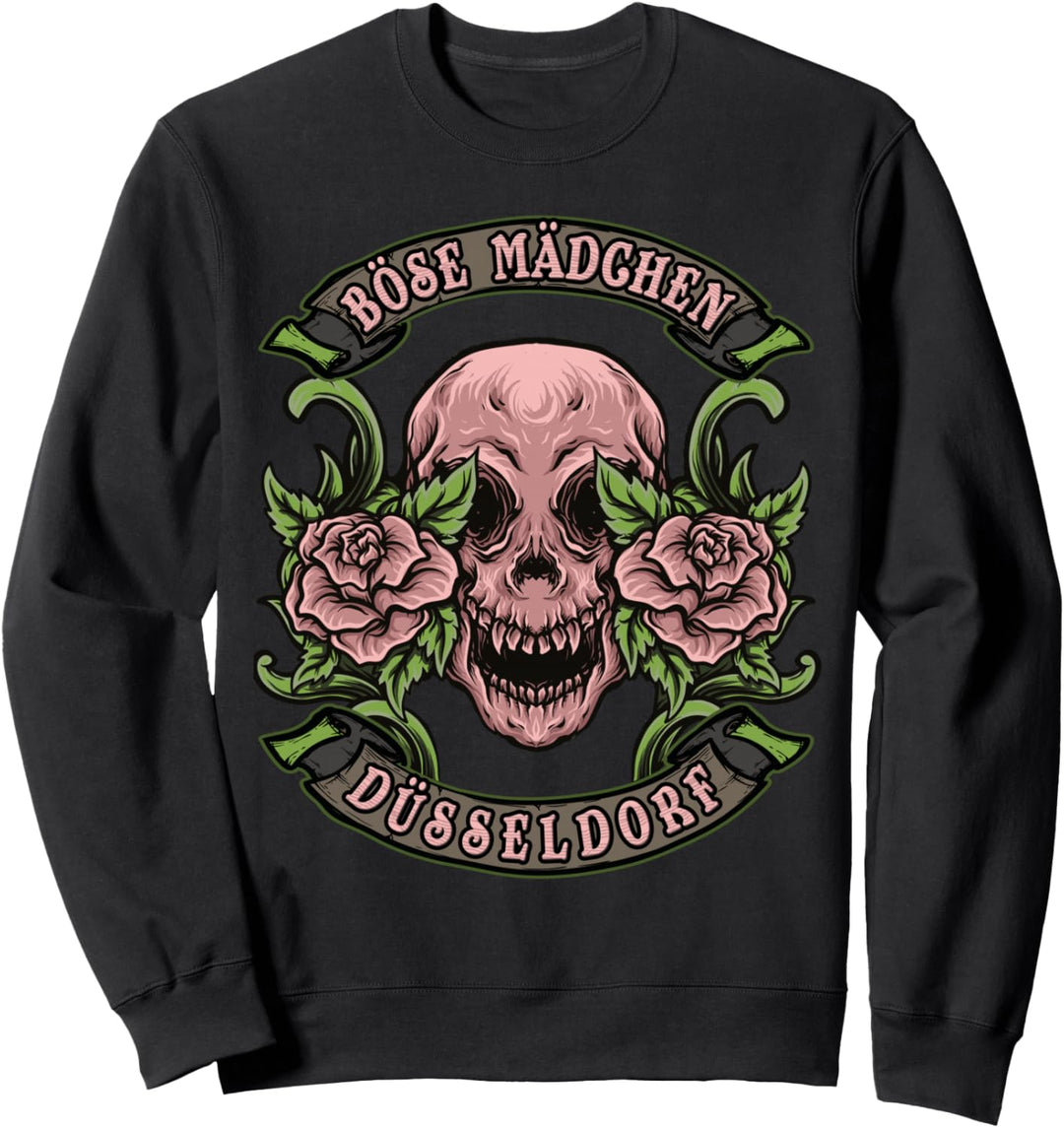 Düsseldorf Frau böse mädchen Düsseldorf Sweatshirt