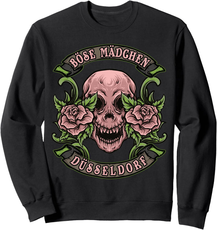 Düsseldorf Frau böse mädchen Düsseldorf Sweatshirt