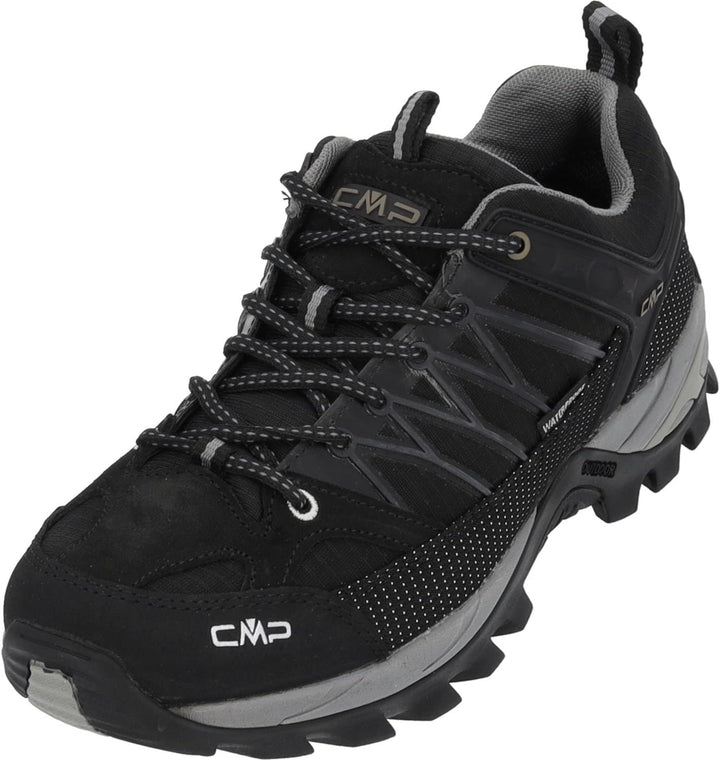 CMP Herren Rigel Low Shoe Wp Trekking-& Wanderhalbschuhe 47 EU Nero Grey, 47 EU Nero Grey
