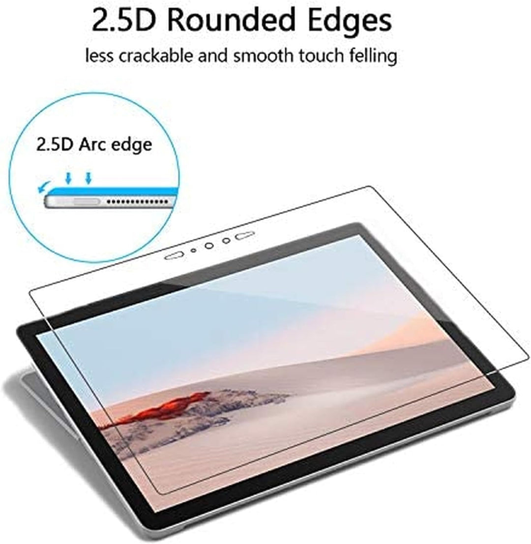 MEGOO (3 Stück) Displayschutzfolie für Surface Go 4/3/2 10.5 Zoll, gehärtetes Premiumglas, Kratzfest