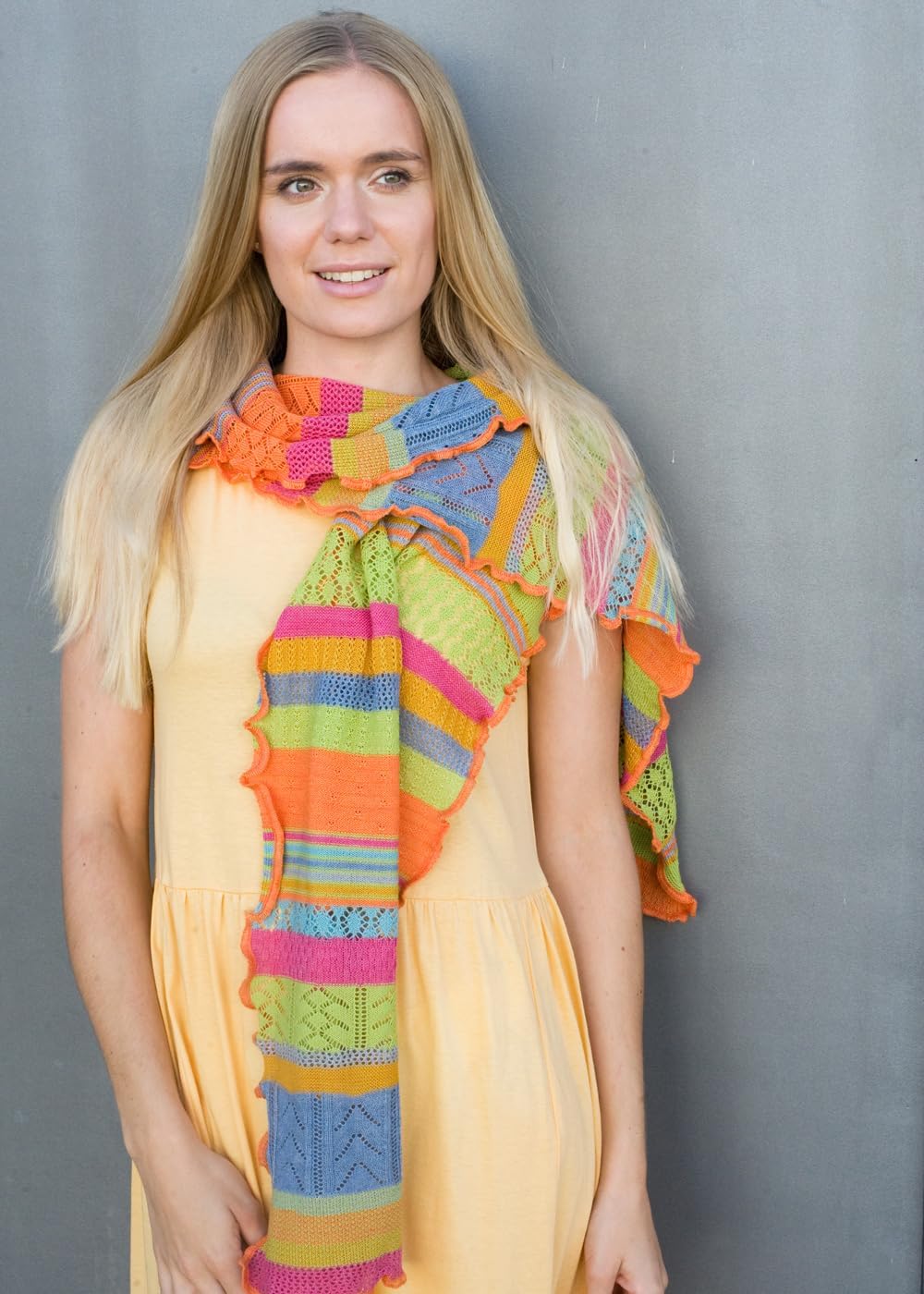 Invero, Merino Schal Manu, 100% Wolle Aloha, Aloha