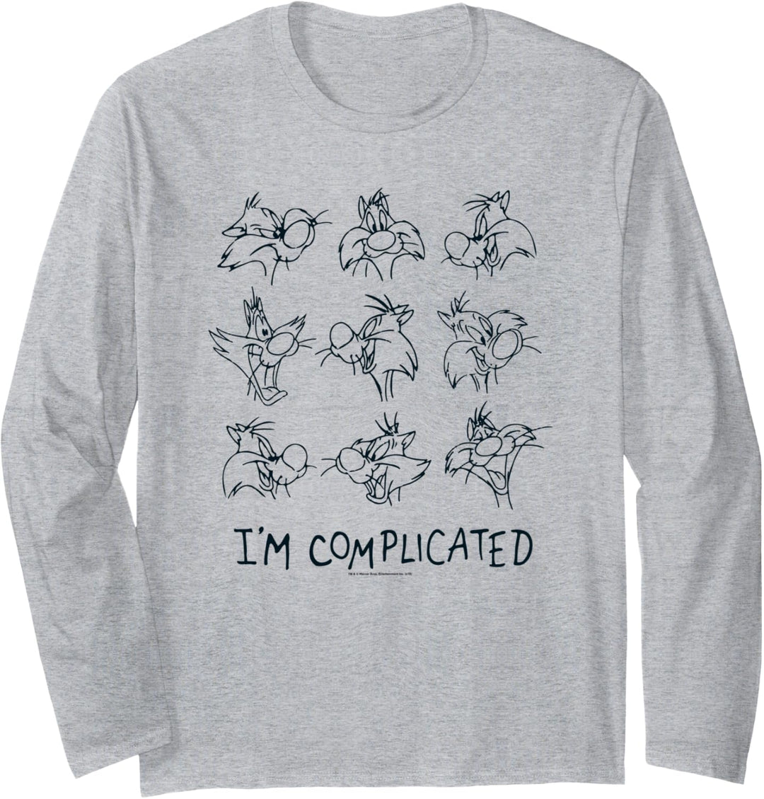 Looney Tunes Sylvester Complicated Langarmshirt