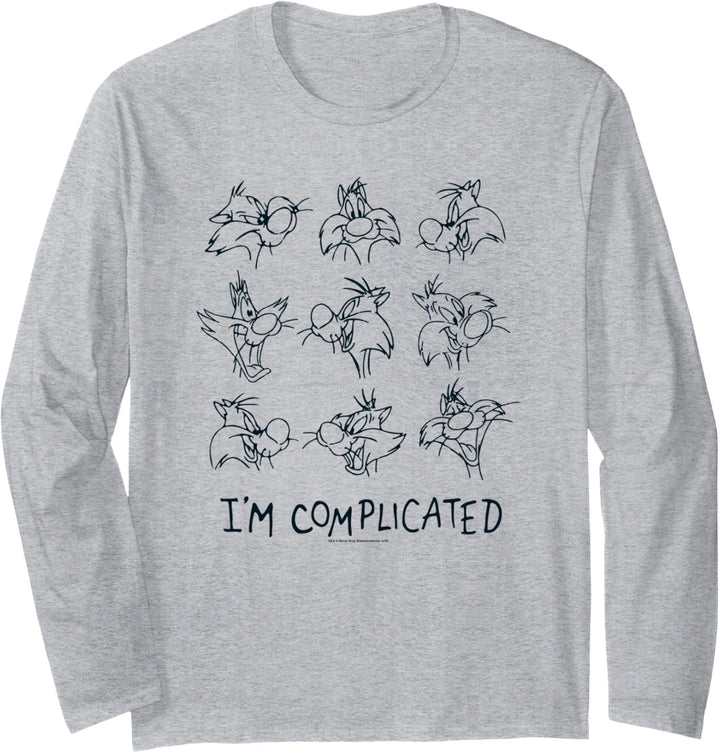 Looney Tunes Sylvester Complicated Langarmshirt