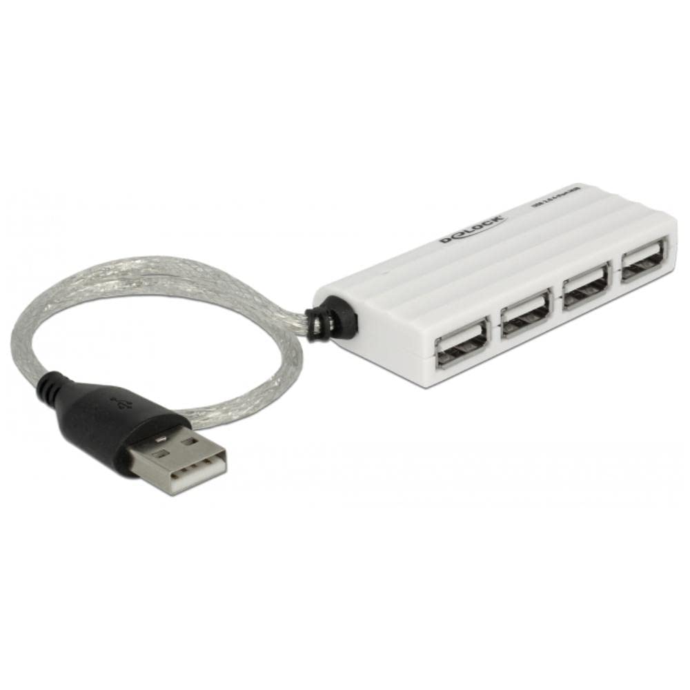 Delock USB 2.0 Externer Hub 4 Port, 076189