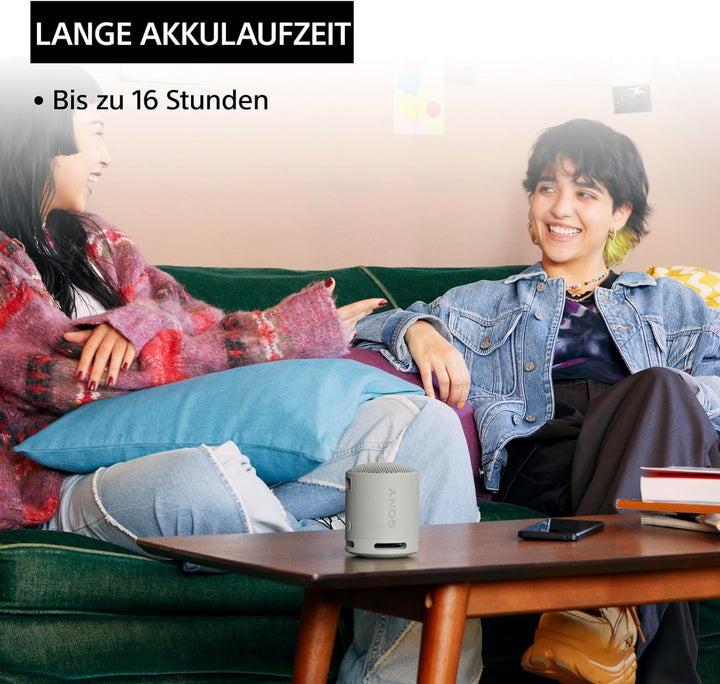 Sony SRS-XB100 - Kabelloser Bluetooth-Lautsprecher, tragbar, leicht, kompakt, Outdoor, Reise-, langl