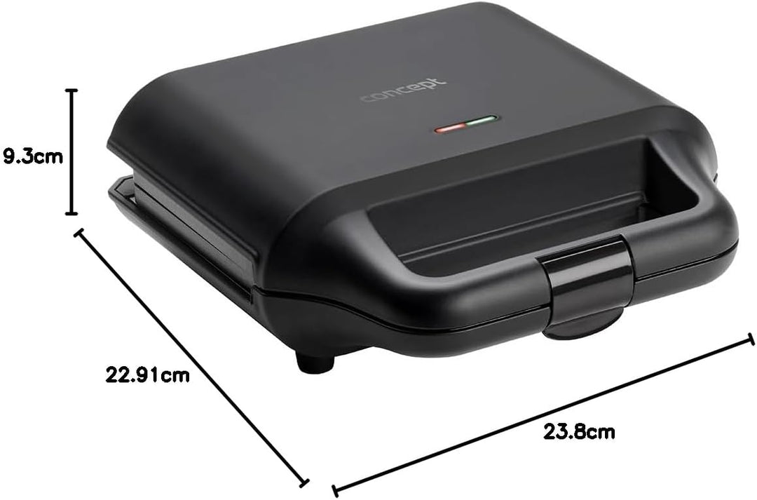 SV3055 Sandwich maker with exchange plates 4in1 700 W, Schwarz