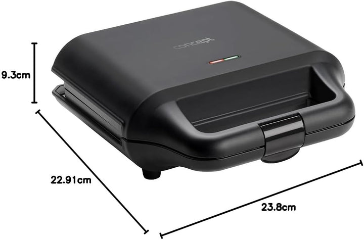 SV3055 Sandwich maker with exchange plates 4in1 700 W, Schwarz