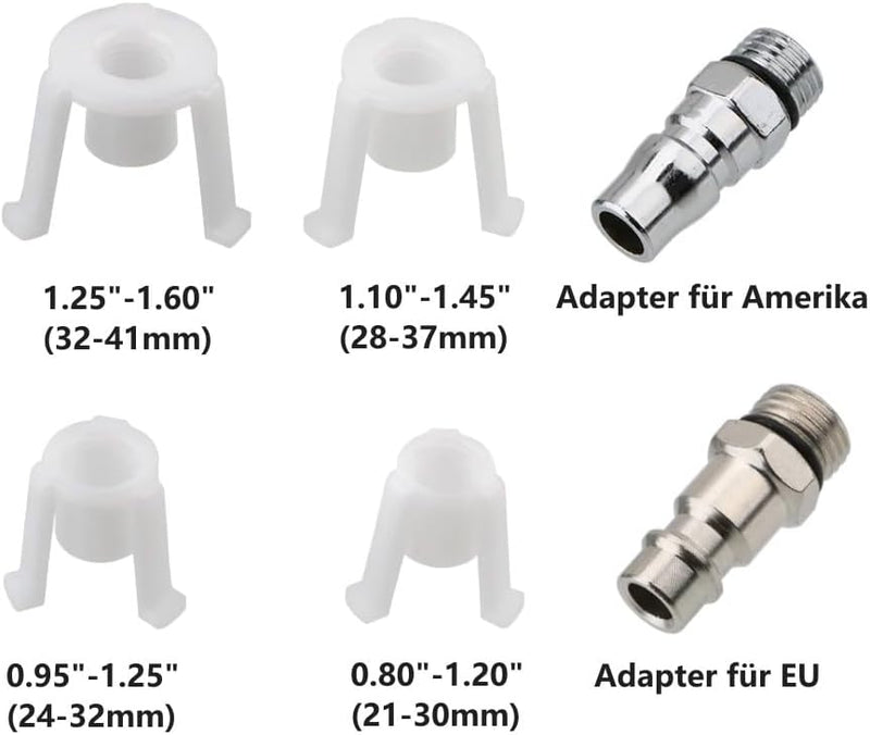 TONZACK Auto Druckluft Bremsenentlüfter Bremsenentlüftungsgerät Entlüftungsgerät Entlüften von Druck