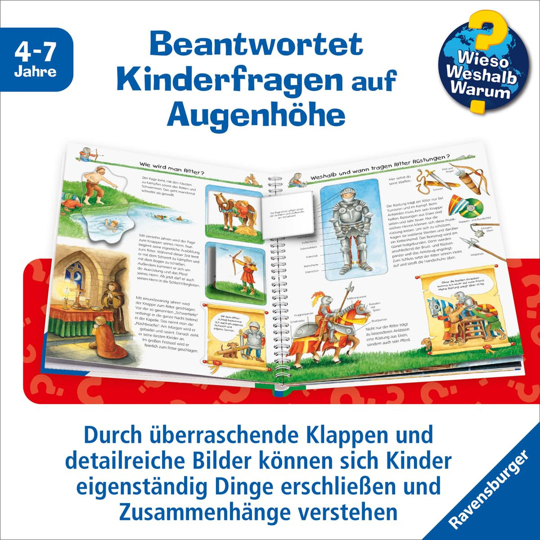 Wieso? Weshalb? Warum?, Band 11 - Wir entdecken die Ritterburg (Sachbuch ab 4 Jahre - mit Klappen) (
