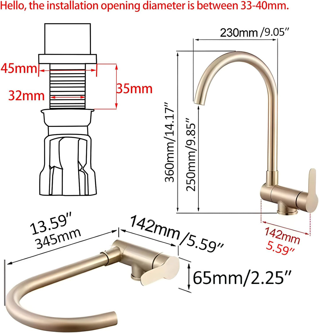 Vorfenster Küchenarmatur Klappbare Wasserhahn Küche Gold Küchenarmatur Unter Fenster B-gebürsteter G