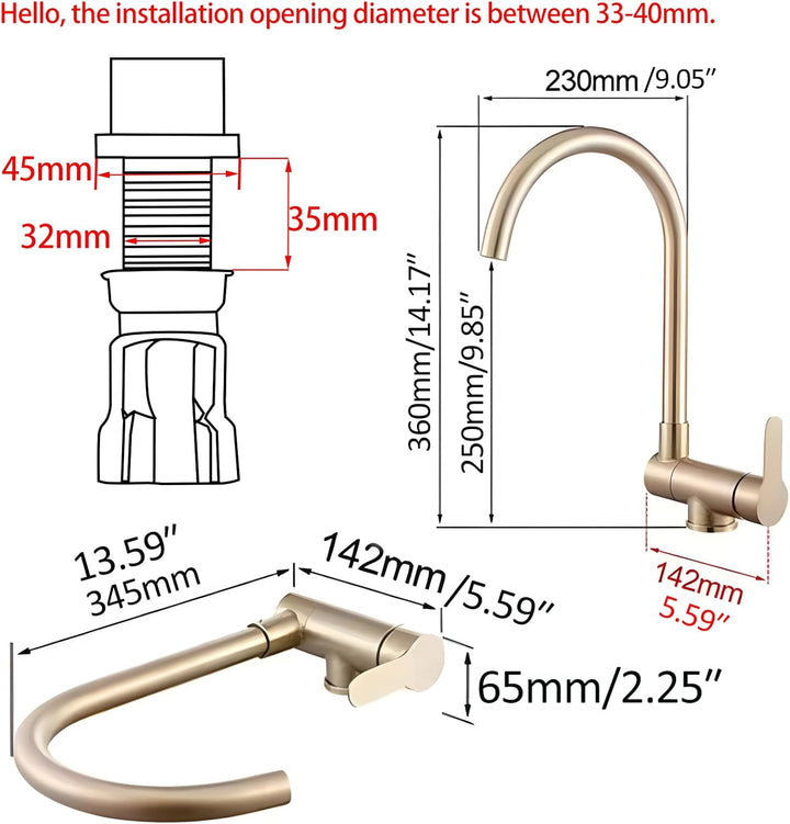 Vorfenster Küchenarmatur Klappbare Wasserhahn Küche Gold Küchenarmatur Unter Fenster B-gebürsteter G