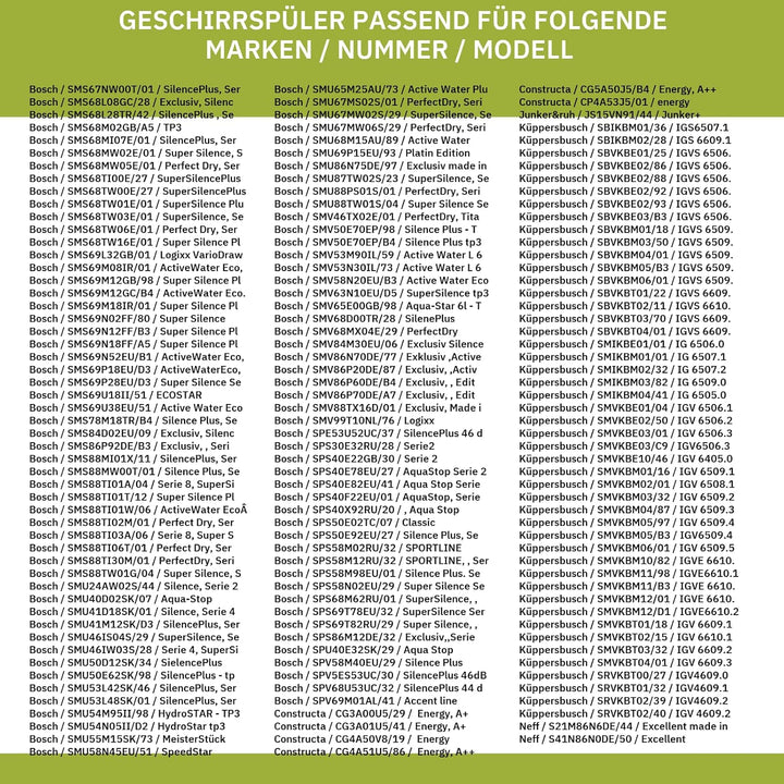 Dichtung für Salzbehälter Geschirrspüler kompatibel mit BOSCH 00611915