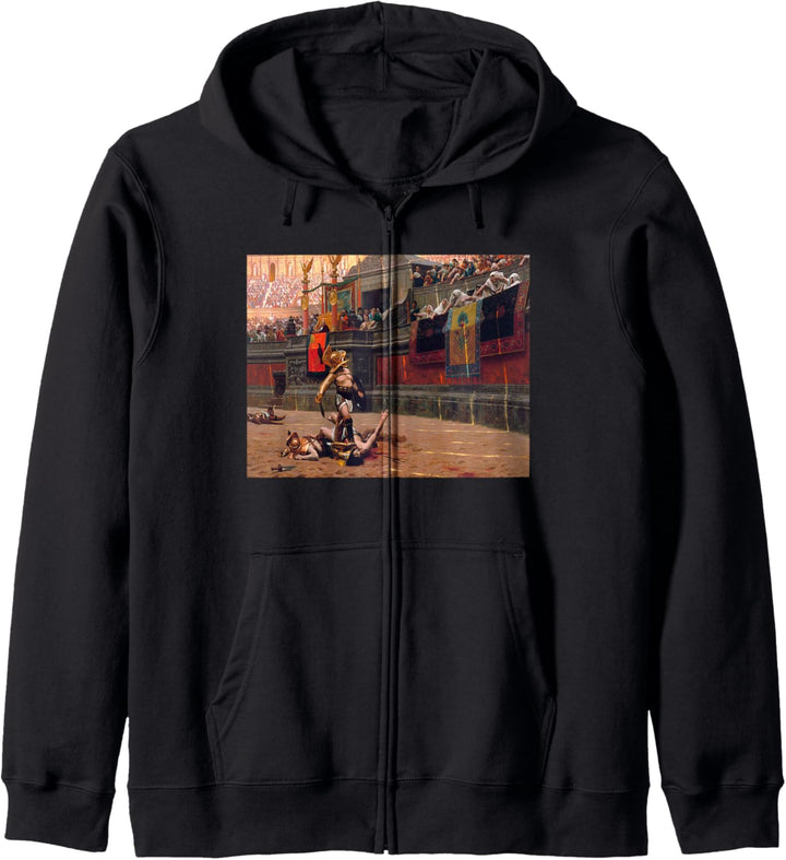 Jean-Leon Gerome's Pollice Verso Kapuzenjacke