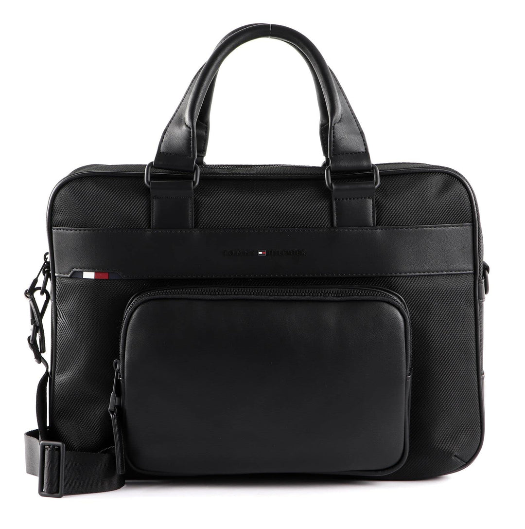 TOMMY HILFIGER 1985 Computer Bag Black