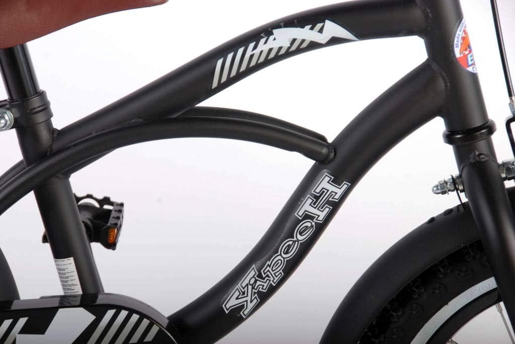 Yipeeh Unisex-Youth 41401 Kinderfahrrad, Schwarz, Kleinkind