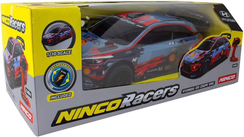 NincoRacers - Funkgesteuertes Auto mit 500 mAh Li-Ion Akku und Ladegerät enthalten. Hyundai i20 WRC