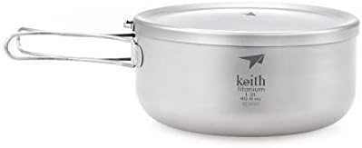 Keith Titanium Lunchbox – Premium Reines Titan, Leichte & Langlebige Erwachsenen-Lunchbox für Männer