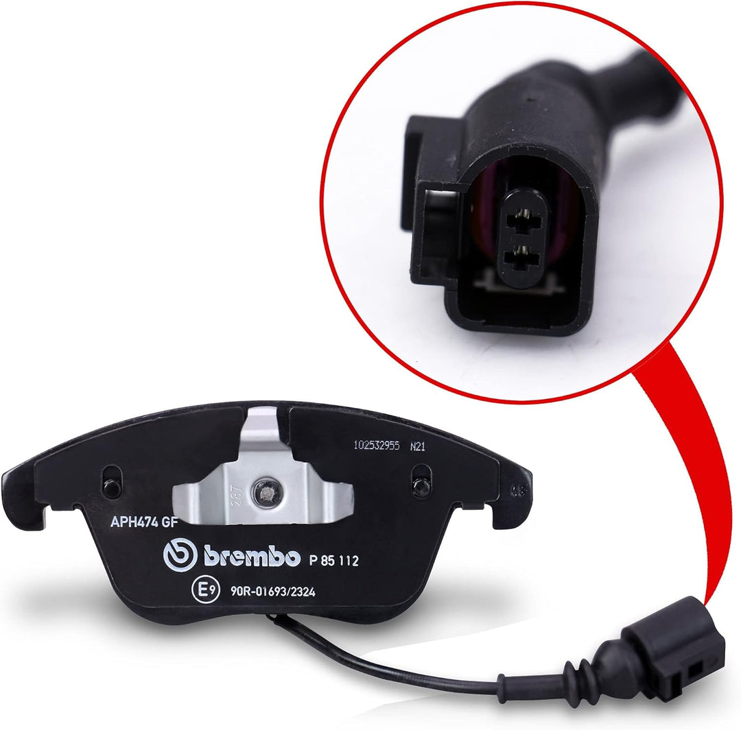 Brembo P 85 112 Bremsbelagsatz, Scheibenbremse - (4-teilig)