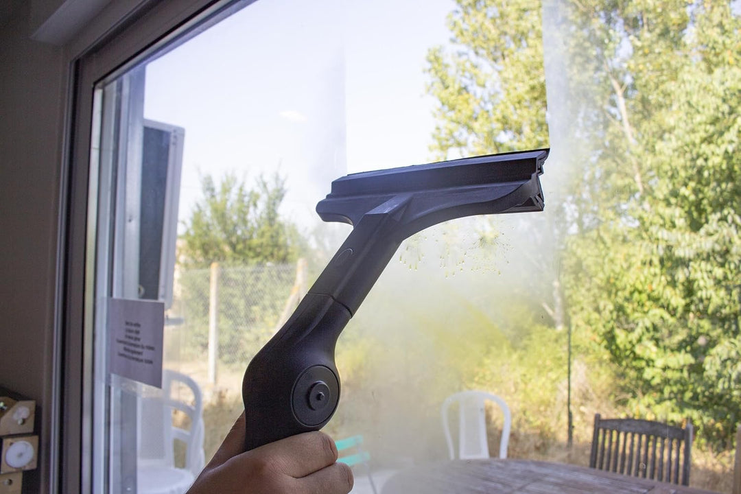 FEIDER FHNVT1300 Dampfreiniger 1300W mit Accessoires - Bodenbürste, Mikrofasertuch, Rundbürste, Verl