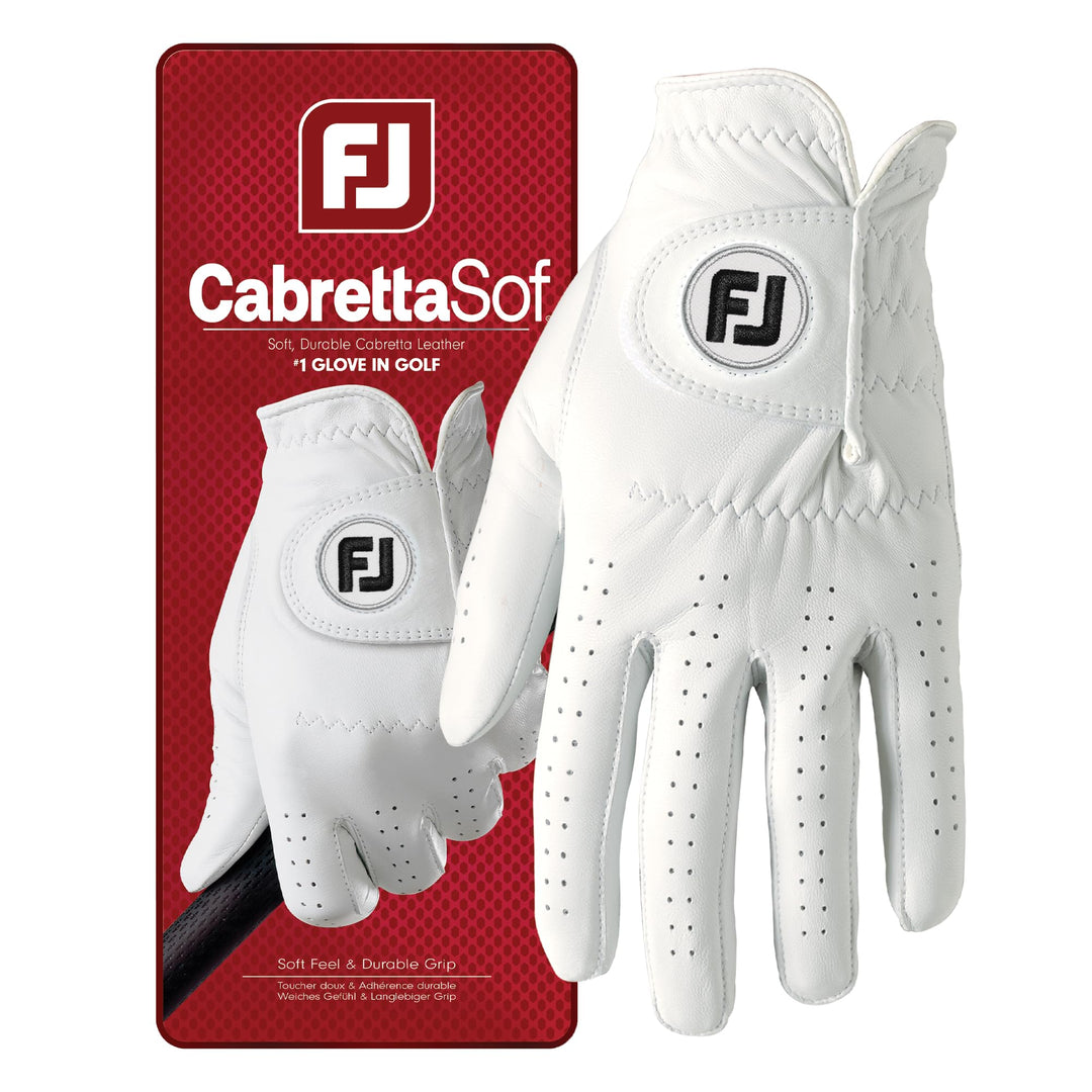 FootJoy Herren Golfhandschuh CabrettaSof, S Links
