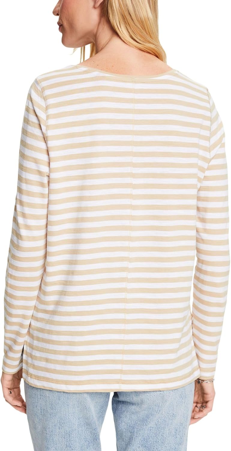ESPRIT Longsleeve mit Streifen